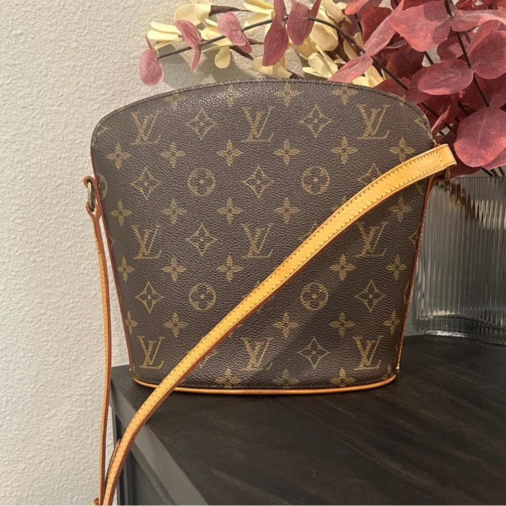 Louis Vuitton Classic Monogram Drouot Crossbody Bag